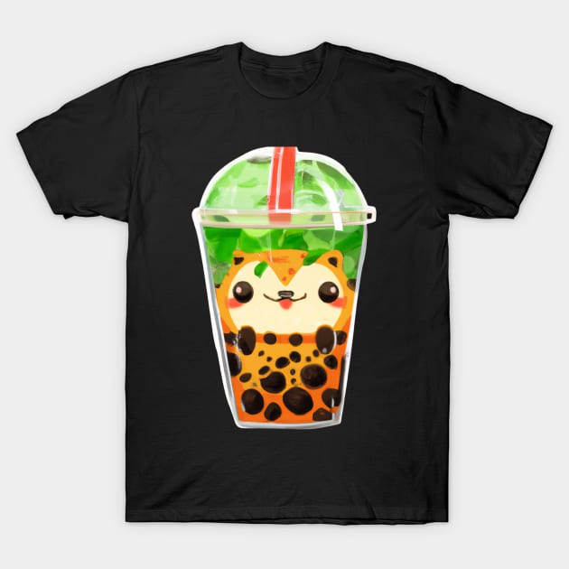 boba tea T-Shirt by QuirkyWay
